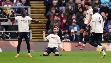 Taty Castellanos festejó en Inglaterra: cabezazo letal y gol en Burnley vs. West Ham