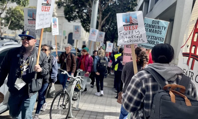 Teachers, others, jolted to get SFUSD 'assignments' on strike day