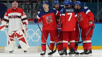 Team Czechia holds off Denmark, advances to Olympic quarterfinals