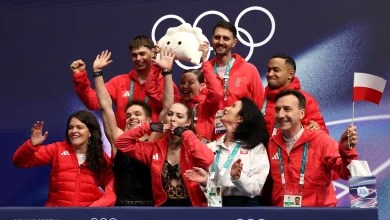 Team Poland's pierogi mascot is the unofficial mascot of the 2026 Winter Games