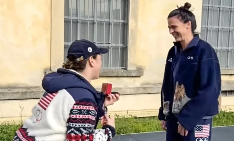 Team USA Olympians Hilary Knight, Brittany Bowe engaged at Milan Cortina Games