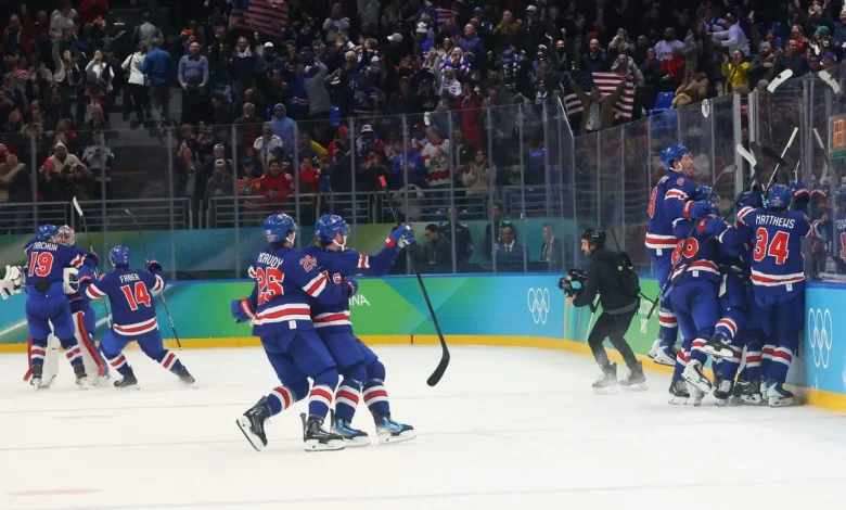Team USA knocks out Sweden in overtime to reach Olympic men’s hockey semifinals