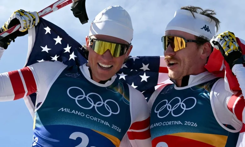 Team USA wins silver, Johannes Høsflot Klæbo claims another gold in Olympic cross-country skiing