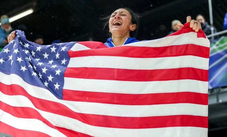 Team USA's Elana Meyers Taylor wins gold in monobob