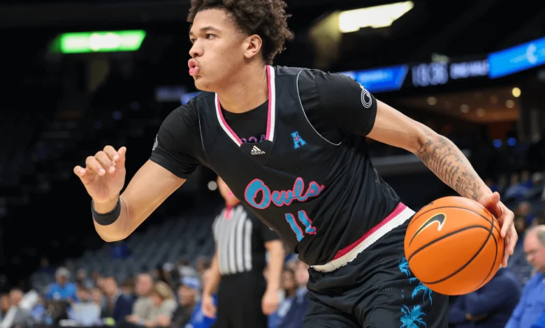Temple vs Florida Atlantic Prediction, Picks & Odds for Tonight's College Basketball Game