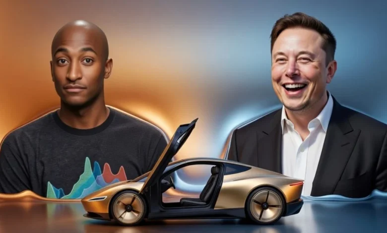 Tesla fans think this reviewer will have to shave his hair due to Musk's $30,000 Cybercab claim