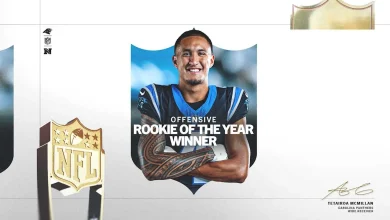 Tetairoa McMillan is named AP Offensive Rookie of the Year