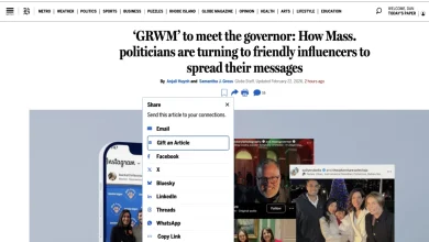 The Boston Globe adds an option that puts it one step closer (maybe) to sharing on social media