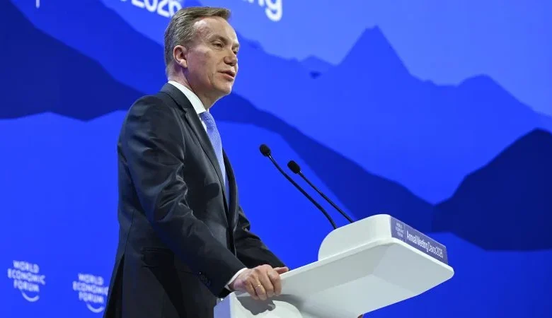 The Epstein files just claimed the executive who interviewed Trump at Davos