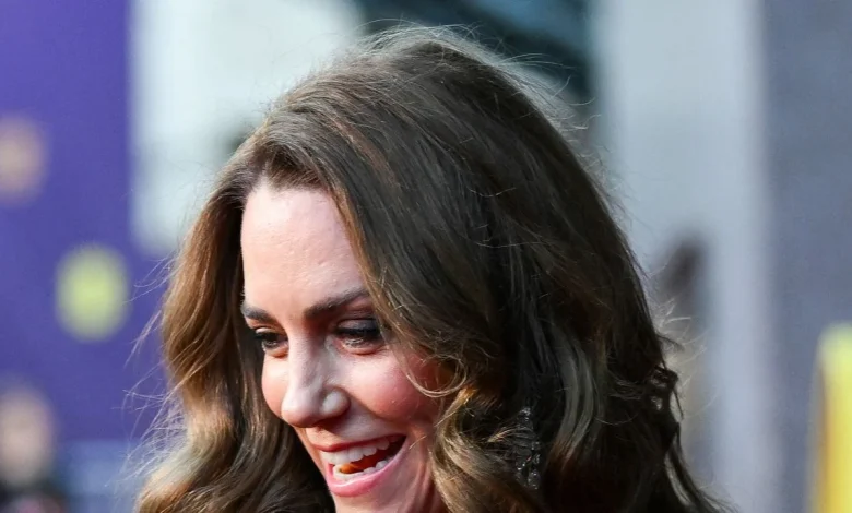 The Princess of Wales sparkles in Queen Mary's rarely-seen diamond bracelet at the BAFTAs