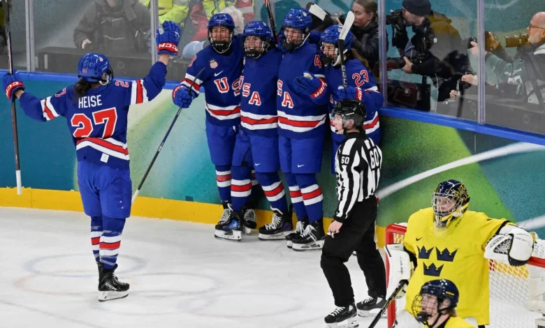 The U.S. women's hockey team will play for Olympic gold medal : NPR