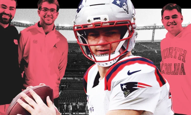 The key to Drake Maye's quarterback's success? Being a little brother.