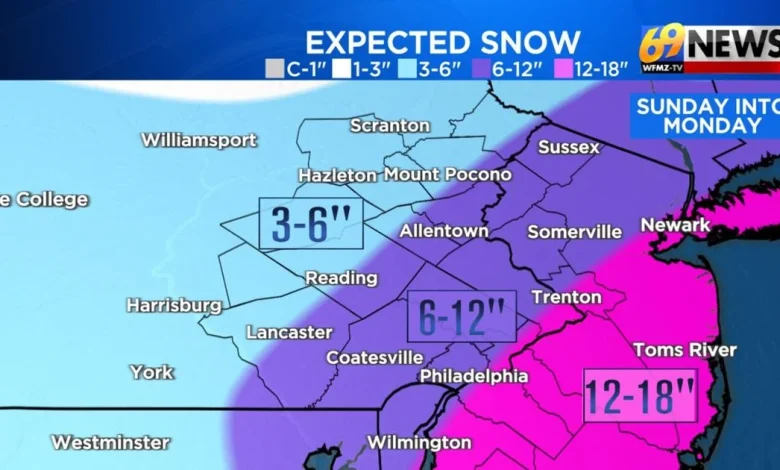 The latest on Sunday's Nor'easter: snowfall forecast and lingering questions | Weather