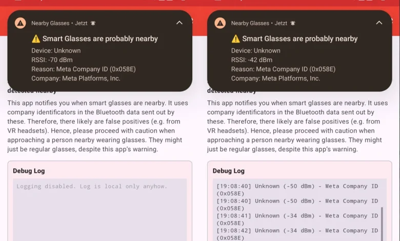 This App Warns You if Someone Is Wearing Smart Glasses Nearby