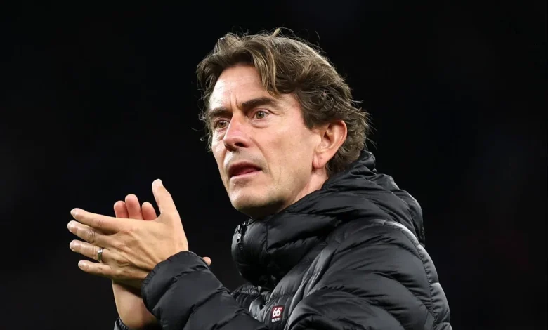 Thomas Frank sacked by Tottenham after eight months in charge