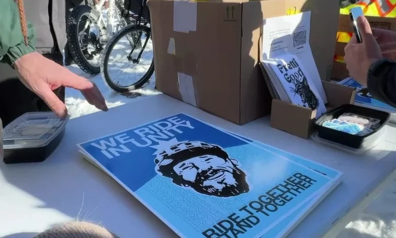 Thousands of cyclists participate in memorial bike ride for Alex Pretti