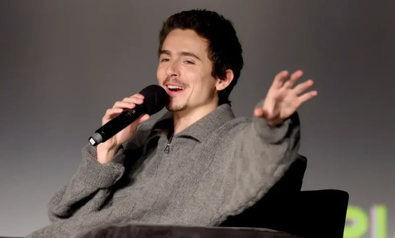 Timothée Chalamet Says Movies in Theaters Create “More of a Moment” and Explains His Press Tour: “This is the Aspirational, Hip-Hop Part of Me”