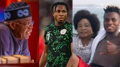 Tinubu Offers Condolences to Super Eagles’ Chukwueze on Mother’s Passing