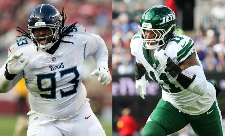 Titans agree to trade NT T'Vondre Sweat to Jets for DE Jermaine Johnson