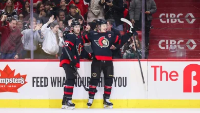 Tkachuk has 3 points for Senators in win against Devils