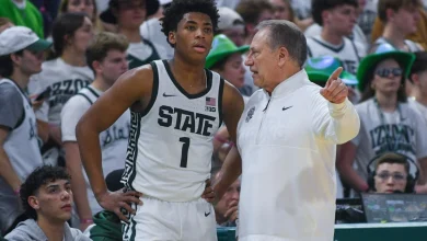 Tom Izzo blames Dusty May for Jeremy Fears’ kick between the legs