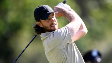 Tommy Fleetwood clangs the flagstick, holes out for eagle at Genesis Invitational