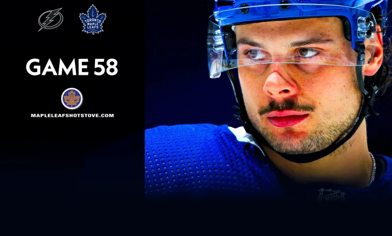 Toronto Maple Leafs vs. Tampa Bay Lightning – Game #58 Projected Lines, Preview & TV Info