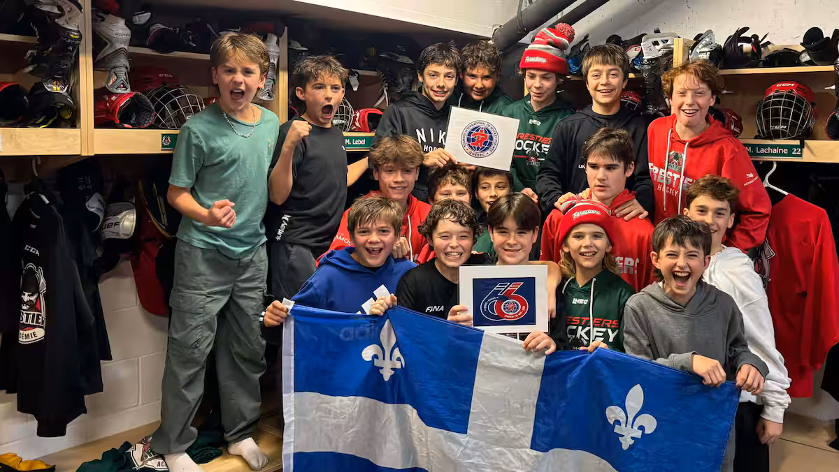 Tournoi pee-wee de Québec: dur de battre la passion des petits Abitibiens!