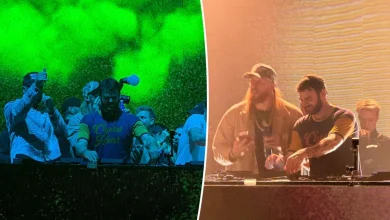 Travis Kelce, George Kittle, Rob Gronkowski crash Chainsmokers' Super Bowl Bay Area party