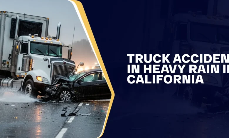 Truck Accidents In Heavy Rain In California