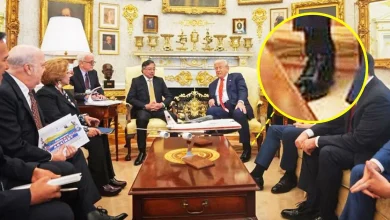 Trump, 79, Lets Cankles Slip in Photo With World Leader