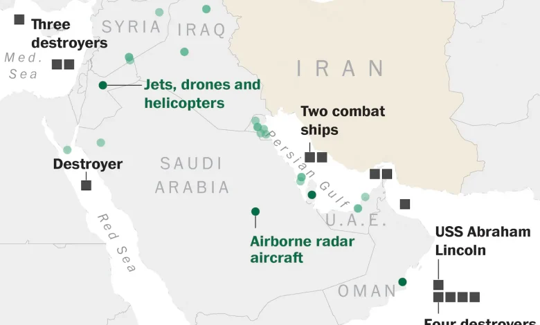 Trump appears ready to attack Iran as U.S. strike force takes shape