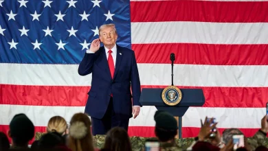 Trump delivers partisan appeal to uniformed soldiers at Fort Bragg