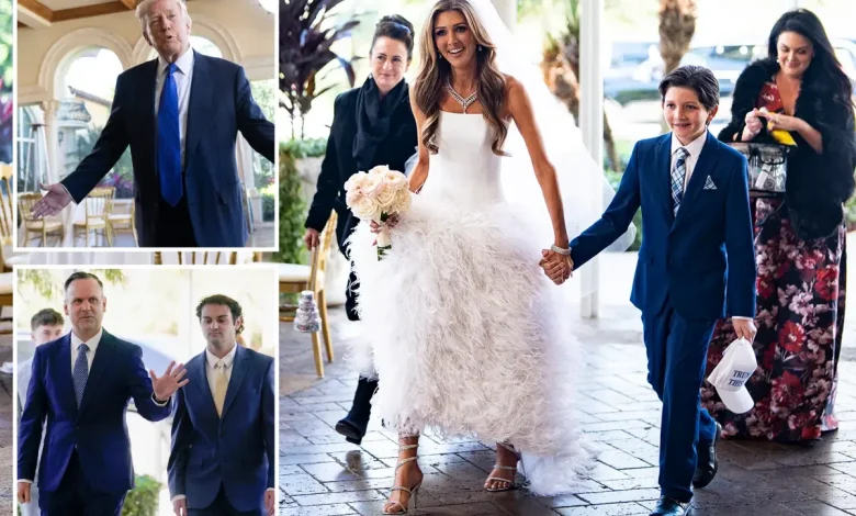 Trump praises ‘very loyal’ Dan Scavino as he arrives at Mar-a-Lago for the WH staffer’s wedding
