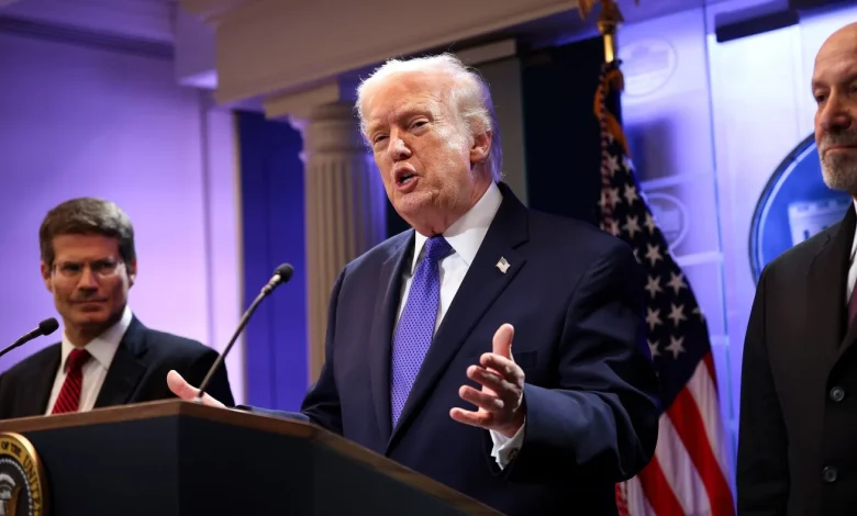 Trump throws a temper tantrum after tariff loss at the Supreme Court : NPR