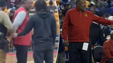 Tuskegee coach Benjy Taylor handcuffed on court after game in stunning scene