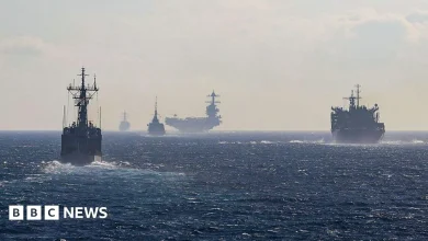 Two US Navy ships collide near South America