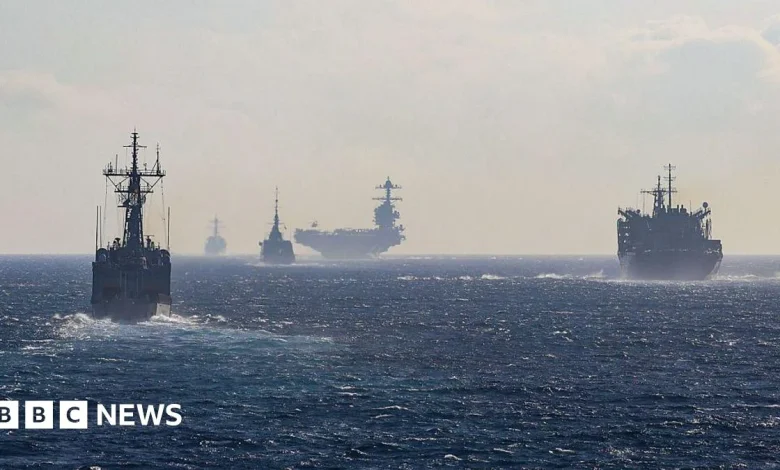 Two US Navy ships collide near South America