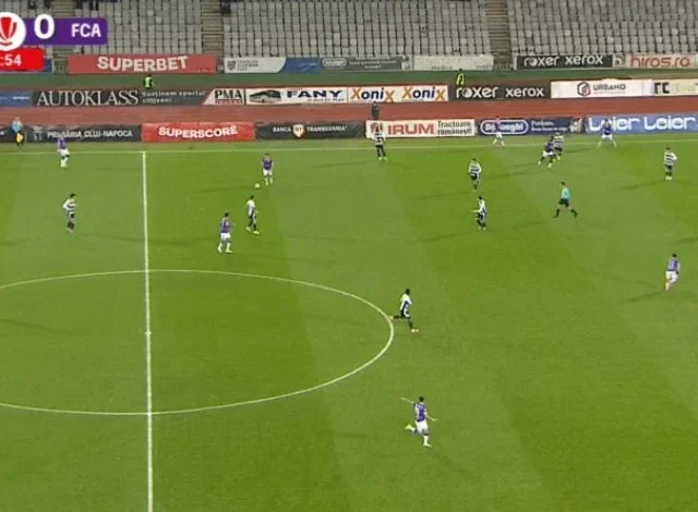 ”U” Cluj - FC Argeș 1-0, ACUM, pe Digi Sport 1. Deschidere de scor în minutul 12