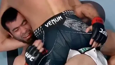 UFC Vegas 113 video: Jakub Wiklacz forces Muin Gafurov to tap out just before final horn