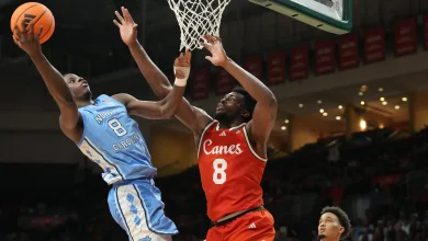 UNC Men’s Basketball Star Caleb Wilson Suffers Sprained Wrist at Miami