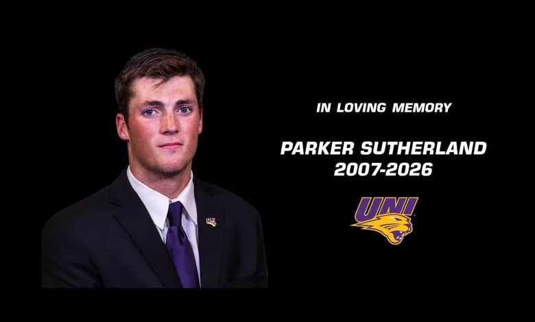 UNI mourns the passing of football student-athlete Parker Sutherland