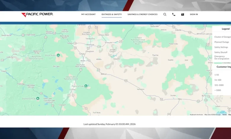 UPDATE: According to Pacific Power's outage map, power has been restored to all affected residents in Bend