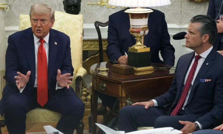 U.S. Air Force VIP fleet being repainted in Trump's preferred palette, sources say