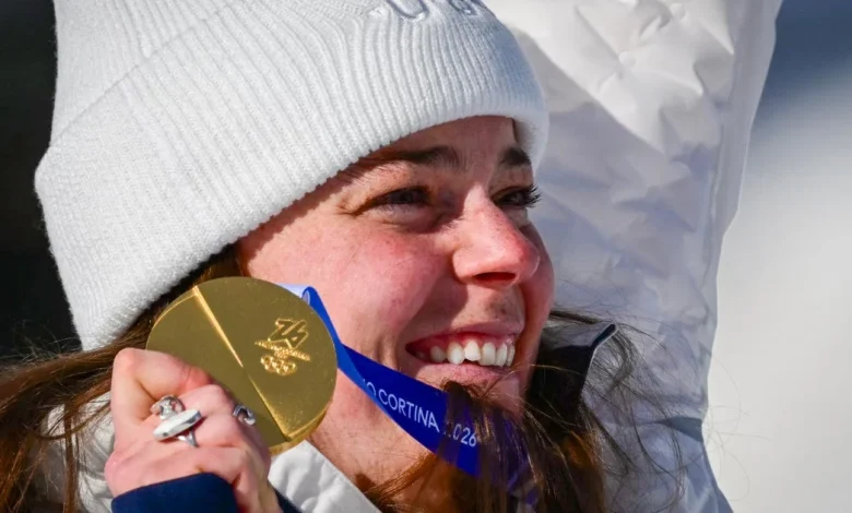U.S. Olympic skier Breezy Johnson has plans for her broken and repaired gold medal