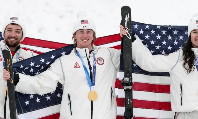 U.S. breaks record for its most gold medals won at a Winter Olympics