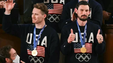 U.S. men’s hockey team honored at State of the Union; Trump says women’s team coming to White House
