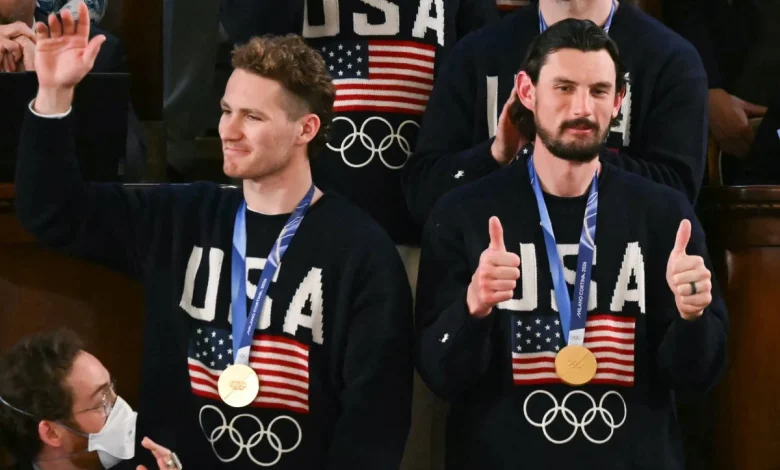U.S. men’s hockey team honored at State of the Union; Trump says women’s team coming to White House