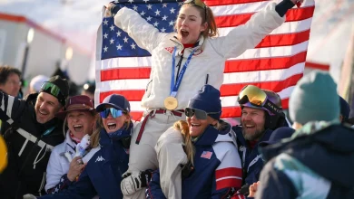 U.S. skier Mikaela Shiffrin wins gold in slalom, ends Olympic drought