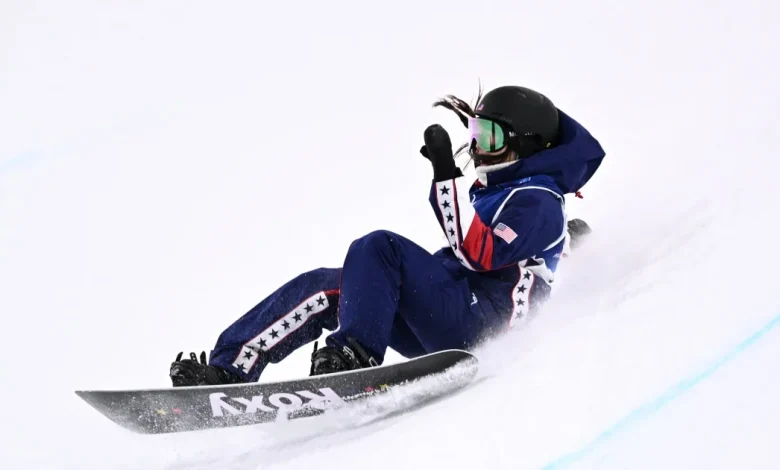 U.S. snowboarding star Chloe Kim takes silver in women's halfpipe